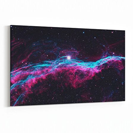 Olla 14845Y Gece Gökyüzü Görseli Yatay Kanvas Tablo (Ölçü: 45X30)