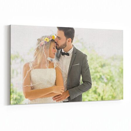 Olla 16796Y Model / Manken Görseli Yatay Kanvas Tablo (Ölçü: 45X30)