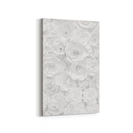 Olla 11618D Çiçek Görseli Dikey Kanvas Tablo (Ölçü: 100X150)