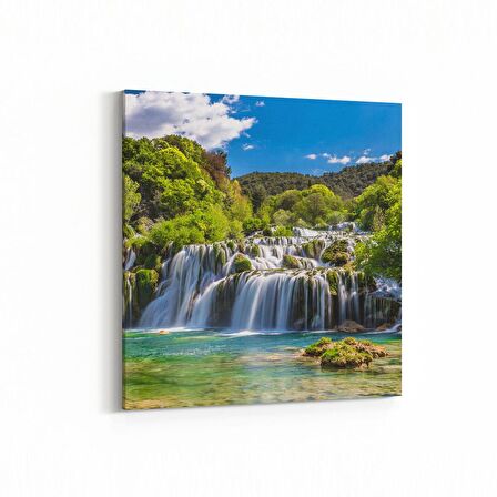 Olla 13993K Doğa / Manzara Görseli Kare Kanvas Tablo (Ölçü: 30X30)