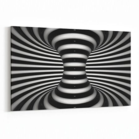 Olla 10280Y Abstract Girdap Görsel Yatay Kanvas Tablo (Ölçü: 30X20)