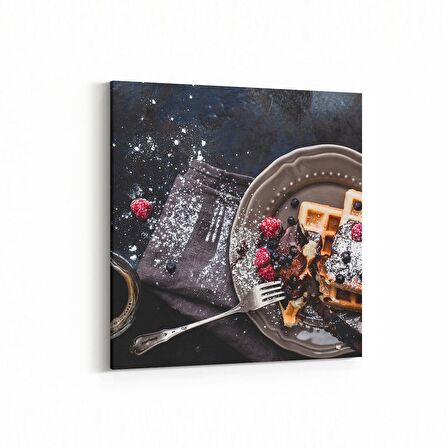 Olla 15246K Gıda Görseli Kare Kanvas Tablo (Ölçü: 25X25)