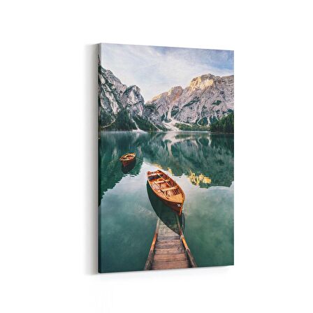 Olla 18949D Yapı Görseli Dikey Kanvas Tablo (Ölçü: 100X150)