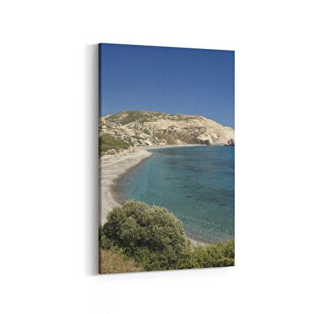 Olla 16508D Kumsal / Sahil Görseli Dikey Kanvas Tablo (Ölçü: 60X90)