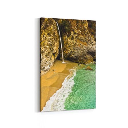 Olla 16566D Kumsal / Sahil Görseli Dikey Kanvas Tablo (Ölçü: 80X120)