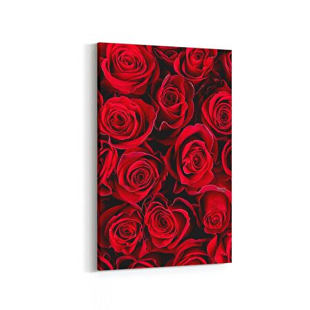 Olla 11629D Çiçek Görseli Dikey Kanvas Tablo (Ölçü: 80X120)