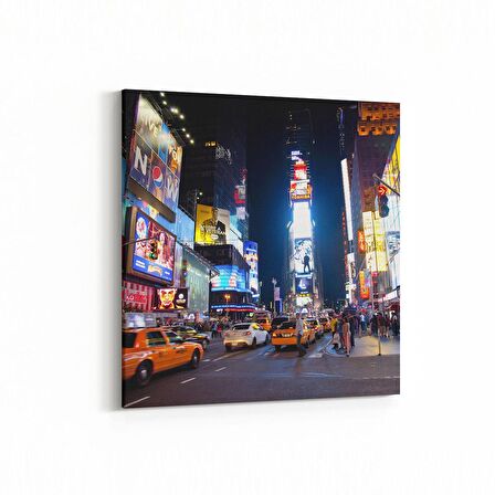 Olla 17964K Yapı Görseli Kare Kanvas Tablo (Ölçü: 25X25)