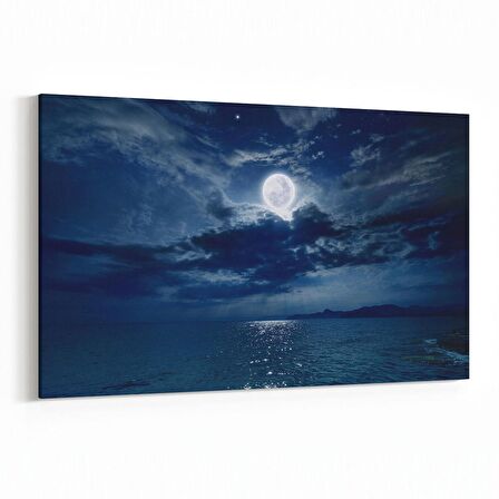 Olla 14690Y Gece Gökyüzü Görseli Yatay Kanvas Tablo (Ölçü: 30X20)