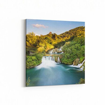 Olla 13398K Doğa / Manzara Görseli Kare Kanvas Tablo (Ölçü: 60X60)