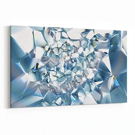 Olla 10083Y Abstract Görsel Yatay Kanvas Tablo (Ölçü: 90X60)