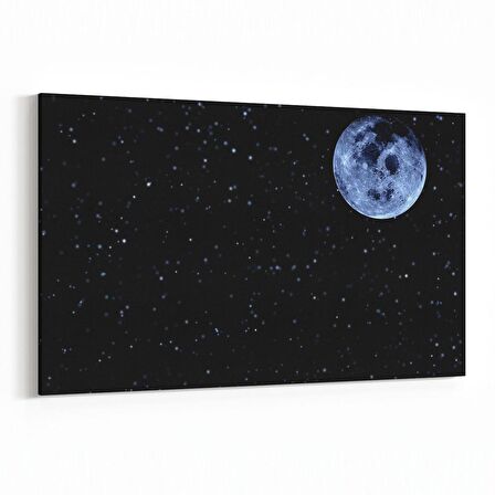Olla 14699Y Gece Gökyüzü Görseli Yatay Kanvas Tablo (Ölçü: 30X20)