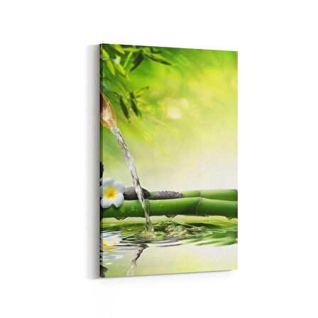 Olla 17064D Spa / Masaj Görseli Dikey Kanvas Tablo (Ölçü: 60X90)