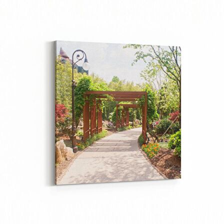 Olla 14338K Doğa / Manzara Görseli Kare Kanvas Tablo (Ölçü: 25X25)