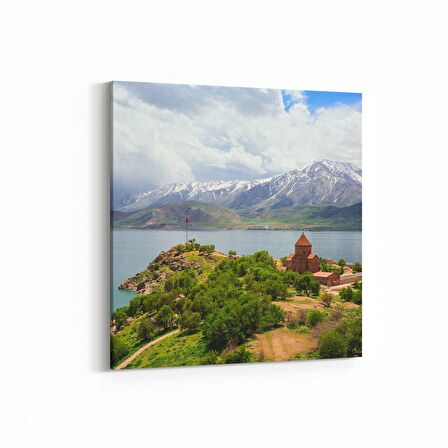 Olla 18348K4 Yapı Görseli Kare 4'lü Kanvas Tablo (Ölçü: 125X125)