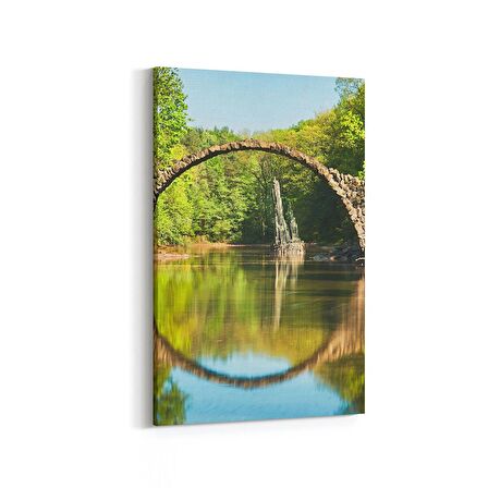 Olla 14031D Doğa / Manzara Görseli Dikey Kanvas Tablo (Ölçü: 100X150)