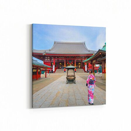 Olla 17890K Yapı Görseli Kare Kanvas Tablo (Ölçü: 25X25)