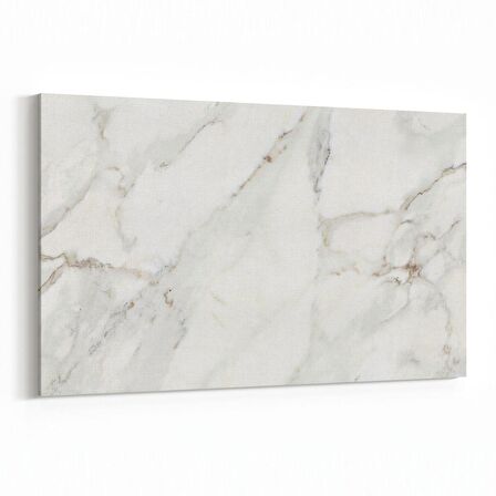 Olla 16665Y Mermer Desen Görsel Yatay Kanvas Tablo (Ölçü: 120X80)