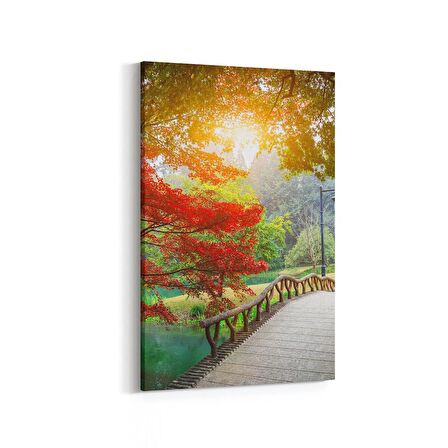 Olla 13921D Doğa / Manzara Görseli Dikey Kanvas Tablo (Ölçü: 40X60)