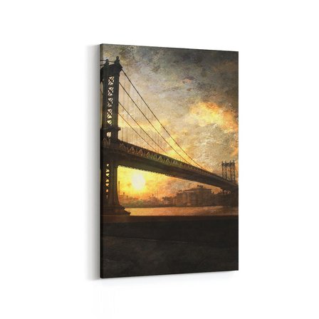 Olla 18744D Yapı Görseli Dikey Kanvas Tablo (Ölçü: 20X30)