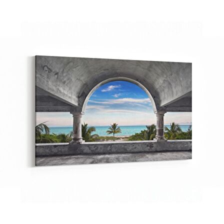 Olla 18992Y Yapı Görseli Yatay Kanvas Tablo (Ölçü: 120X80)