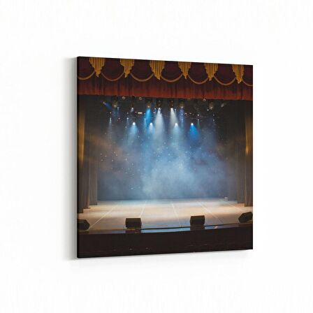 Olla 18758K Yapı Görseli Kare Kanvas Tablo (Ölçü: 25X25)