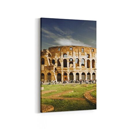 Olla 18991D Yapı Görseli Dikey Kanvas Tablo (Ölçü: 100X150)