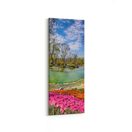 Olla 14296DI Doğa / Manzara Görseli Dikey İnce Kanvas Tablo (Ölçü: 40X120)