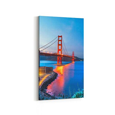 Olla 18428DD Yapı Görseli Dikey Dar Kanvas Tablo (Ölçü: 30X60)