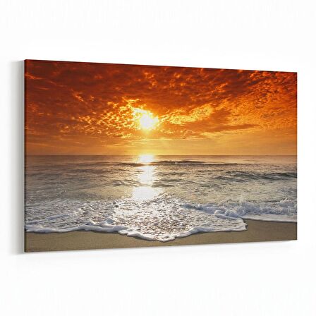 Olla 16111Y Günbatımı Görseli Yatay Kanvas Tablo (Ölçü: 30X20)