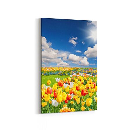 Olla 14519D Doğa / Manzara Görseli Dikey Kanvas Tablo (Ölçü: 60X90)