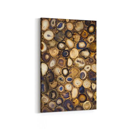 Olla 16708D Mermer Desen Görsel Dikey Kanvas Tablo (Ölçü: 100X150)