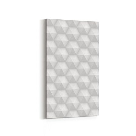 Olla 14919DD Geometrik Desen Görseli Dikey Dar Kanvas Tablo (Ölçü: 60X120)