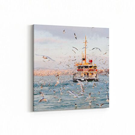 Olla 18400K4 Yapı Görseli Kare 4'lü Kanvas Tablo (Ölçü: 145X145)