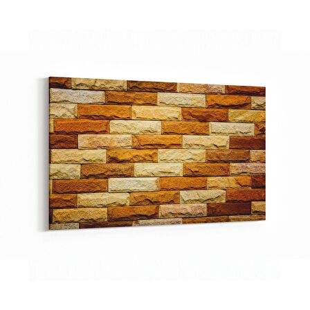 Olla 17376Y Taş / Tuğla Görseli Yatay Kanvas Tablo (Ölçü: 70X50)