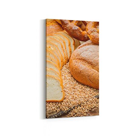 Olla 15159DD Gıda Görseli Dikey Dar Kanvas Tablo (Ölçü: 40X80)