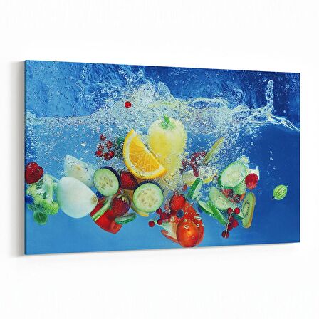Olla 15213Y Gıda Görseli Yatay Kanvas Tablo (Ölçü: 70X50)