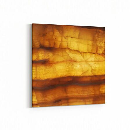 Olla 16657K Mermer Desen Görsel Kare Kanvas Tablo (Ölçü: 25X25)