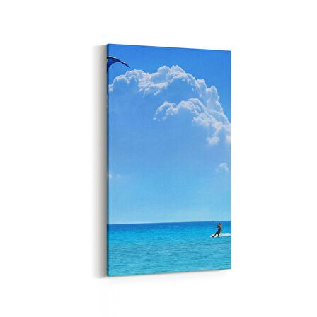 Olla 14032DD Doğa / Manzara Görseli Dikey Dar Kanvas Tablo (Ölçü: 40X80)