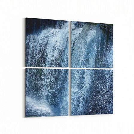 Olla 14239K4 Doğa / Manzara Görseli Kare 4'lü Kanvas Tablo (Ölçü: 145X145)