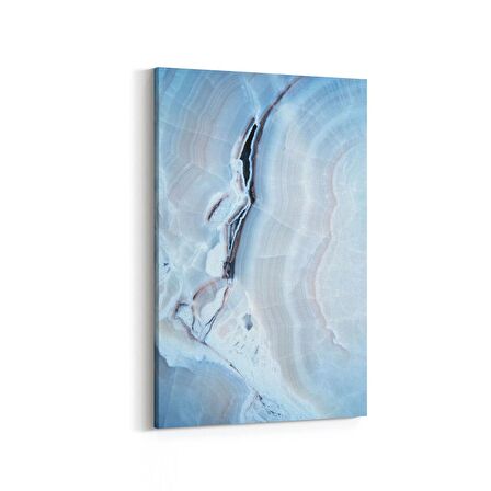 Olla 16718D Mermer Desen Görsel Dikey Kanvas Tablo (Ölçü: 20X30)