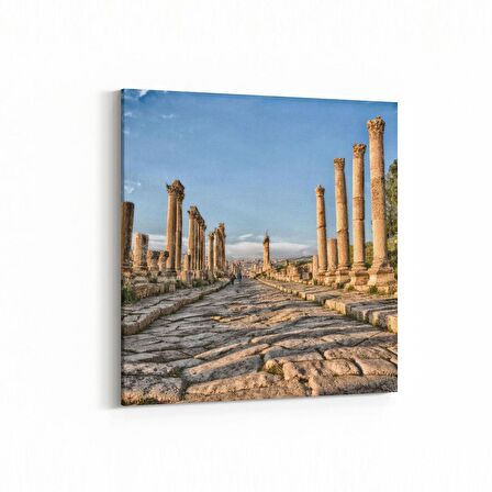 Olla 18815K Yapı Görseli Kare Kanvas Tablo (Ölçü: 30X30)