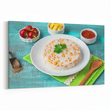 Olla 15098Y Gıda Görseli Yatay Kanvas Tablo (Ölçü: 120X80)