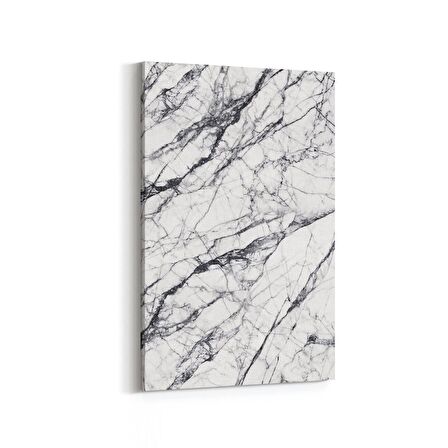 Olla 16724D Mermer Desen Görsel Dikey Kanvas Tablo (Ölçü: 60X90)