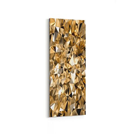 Olla 10102DI Abstract Görsel Dikey İnce Kanvas Tablo (Ölçü: 40X120)