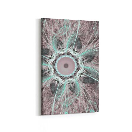 Olla 10408D Abstract Görsel Dikey Kanvas Tablo (Ölçü: 100X150)