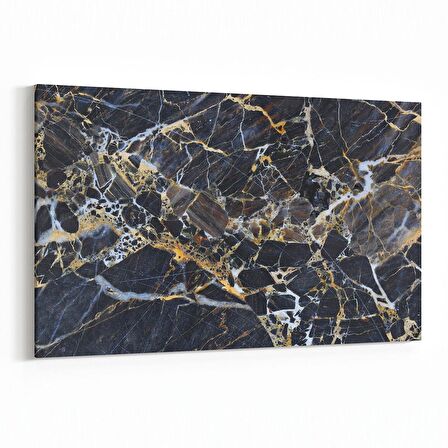 Olla 16711Y Mermer Desen Görsel Yatay Kanvas Tablo (Ölçü: 120X80)