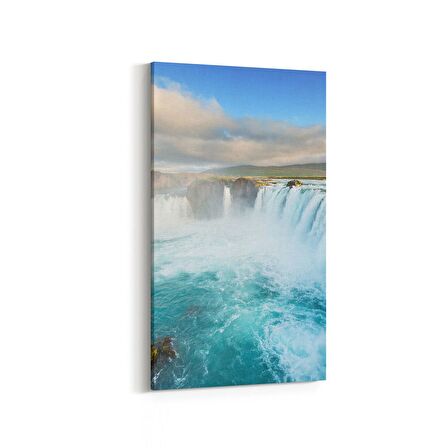 Olla 13399DD Doğa / Manzara Görseli Dikey Dar Kanvas Tablo (Ölçü: 60X120)