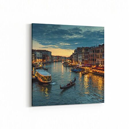 Olla 18902K4 Yapı Görseli Kare 4'lü Kanvas Tablo (Ölçü: 105X105)