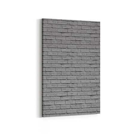 Olla 17354D Taş / Tuğla Görseli Dikey Kanvas Tablo (Ölçü: 20X30)
