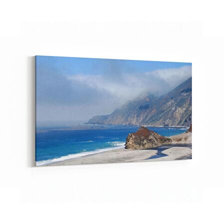Olla 16497Y Kumsal / Sahil Görseli Yatay Kanvas Tablo (Ölçü: 150X100)